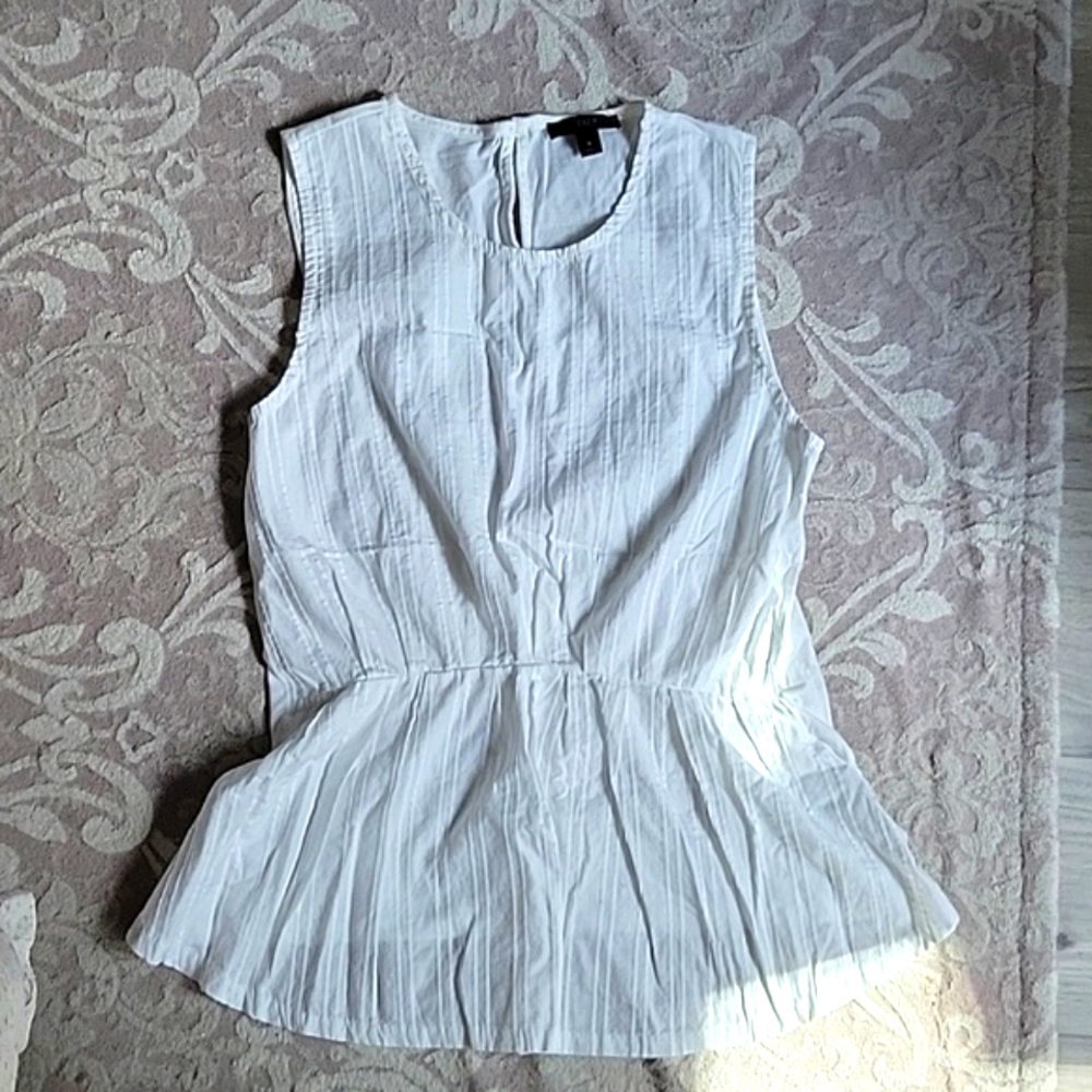 NWOT J crew cotton blouse top